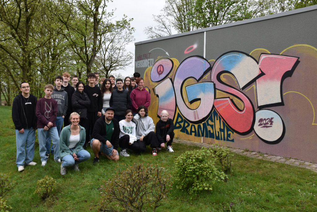 „Herausforderungs-Projekt: Graffiti“ in Jg. 8