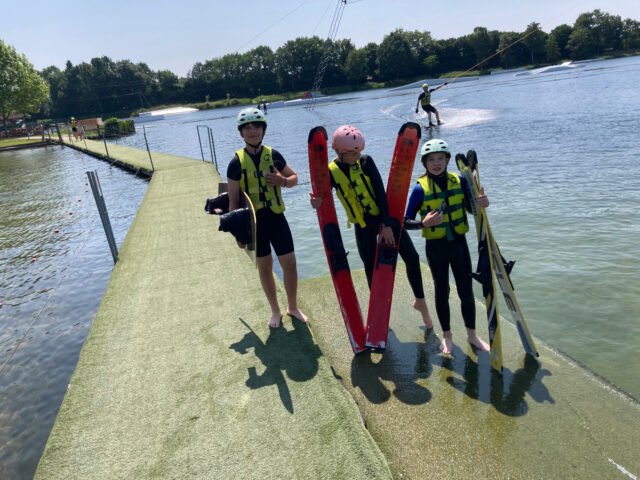 Wasserskiprojekt mit der Paul-Moor-Schule