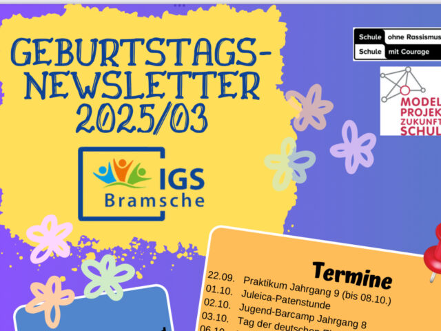Der Geburtstags-Newsletter ist da!